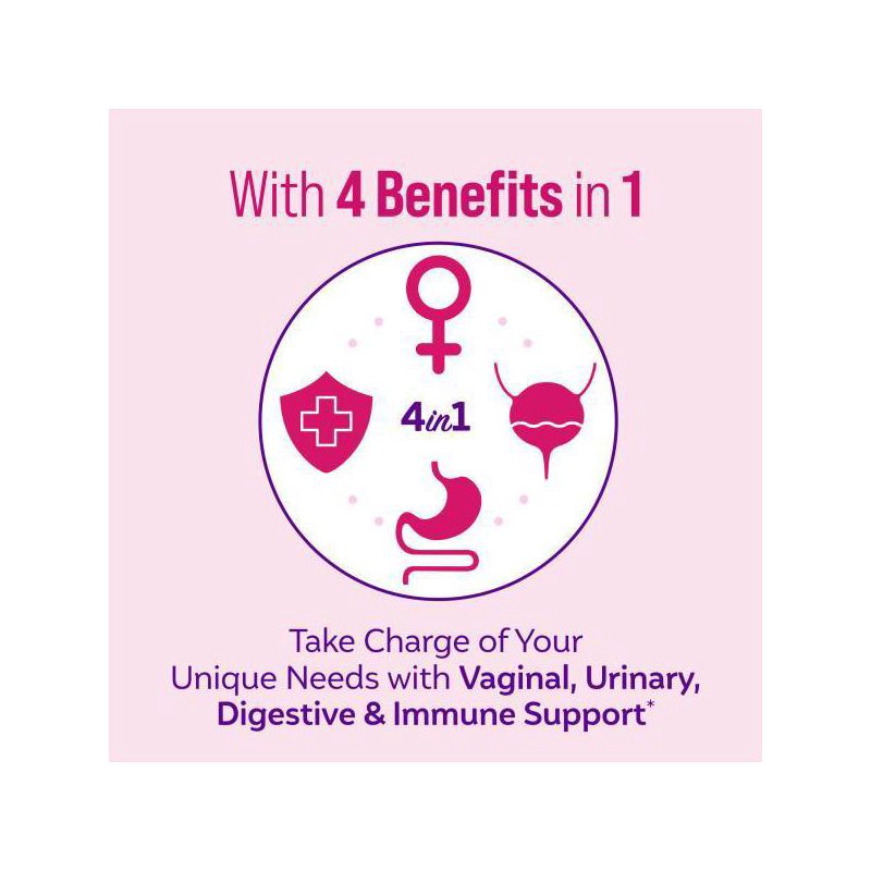 slide 4 of 8, Culturelle Women's 4 in 1 Protection for Vaginal, Digestive and Immune Health - 30ct, 30 ct