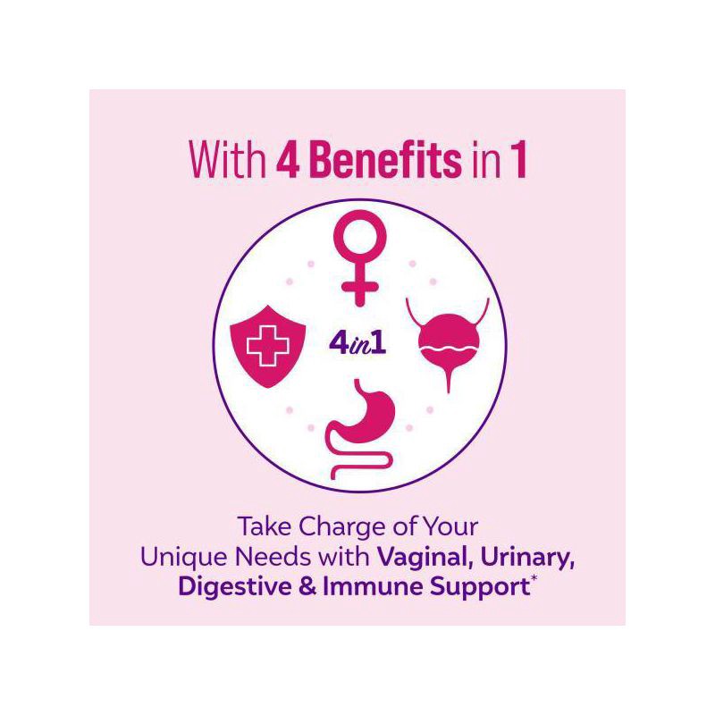 slide 4 of 14, Culturelle Women's 4-in-1 Protection for Vaginal, Digestive and Immune Health Capsules - 30ct, 30 ct