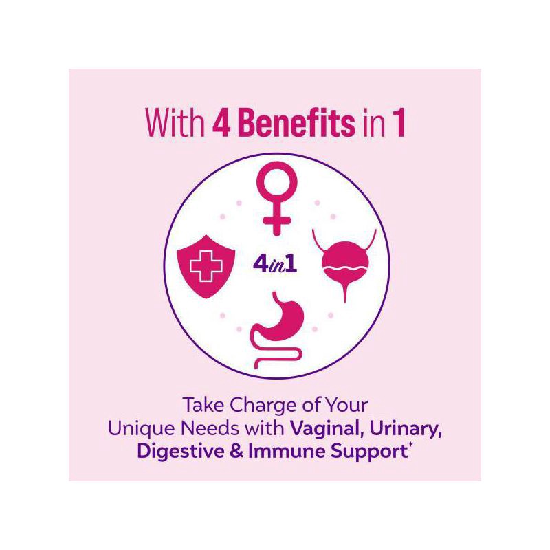 slide 4 of 9, Culturelle Women's 4 in 1 Protection for Vaginal, Digestive and Immune Health - 30ct, 30 ct