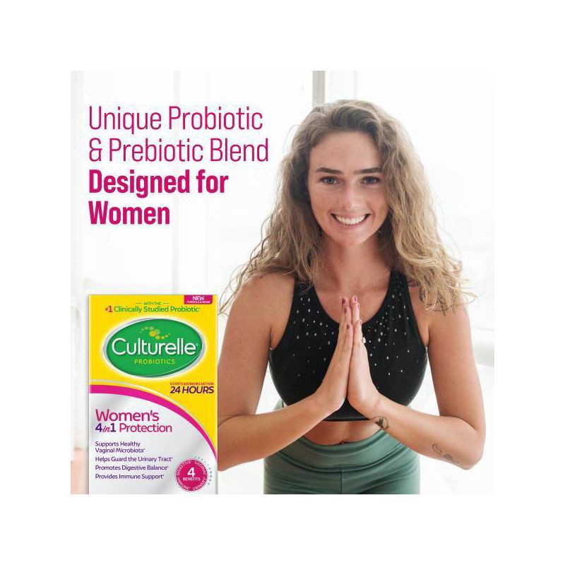 slide 7 of 8, Culturelle Women's 4 in 1 Protection for Vaginal, Digestive and Immune Health - 30ct, 30 ct