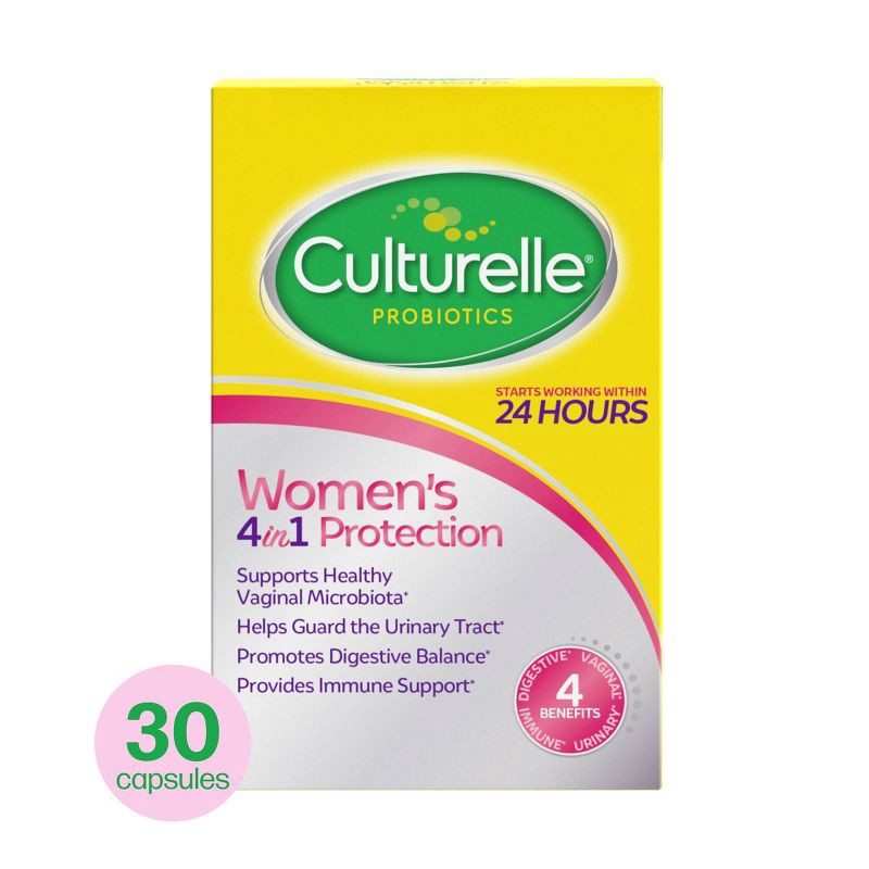 slide 1 of 14, Culturelle Women's 4-in-1 Protection for Vaginal, Digestive and Immune Health Capsules - 30ct, 30 ct