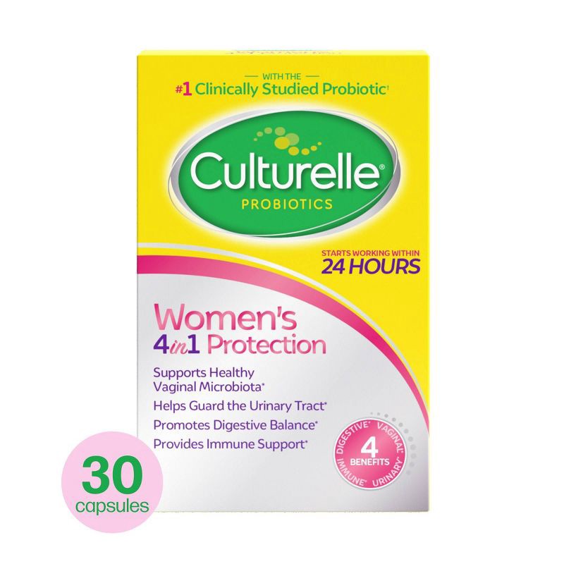 slide 1 of 9, Culturelle Women's 4 in 1 Protection for Vaginal, Digestive and Immune Health - 30ct, 30 ct