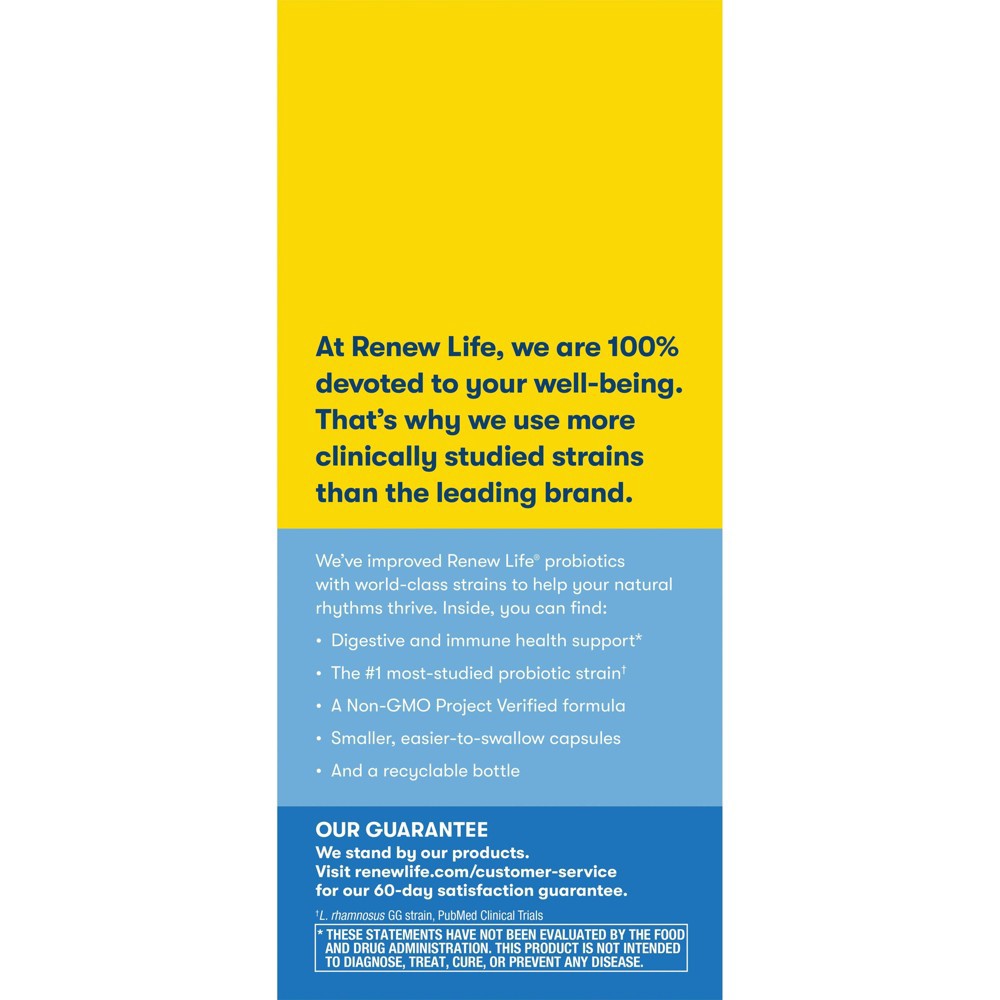 slide 5 of 14, Renew Life Ultimate Flora Probiotic Extra Care - 30 Billion CFU - 50ct, 50 ct