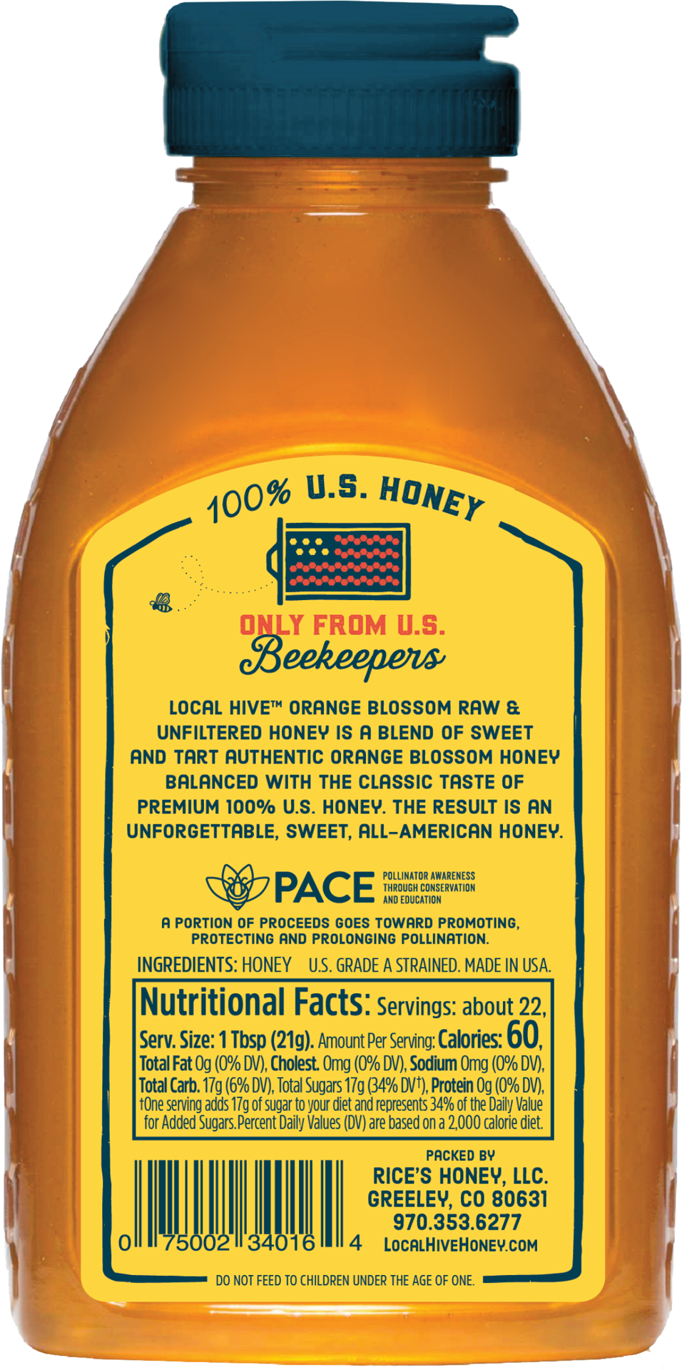 slide 5 of 8, Local Hive Raw & Unfiltered Orange Blossom Honey 16 oz, 16 oz