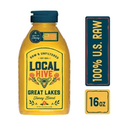 Local Hive Great Lakes Raw & Unfiltered Honey Blend 16 oz