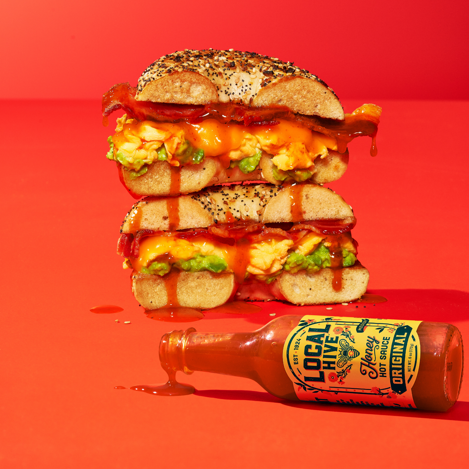 slide 5 of 8, Local Hive Original Honey Hot Sauce, 6 oz