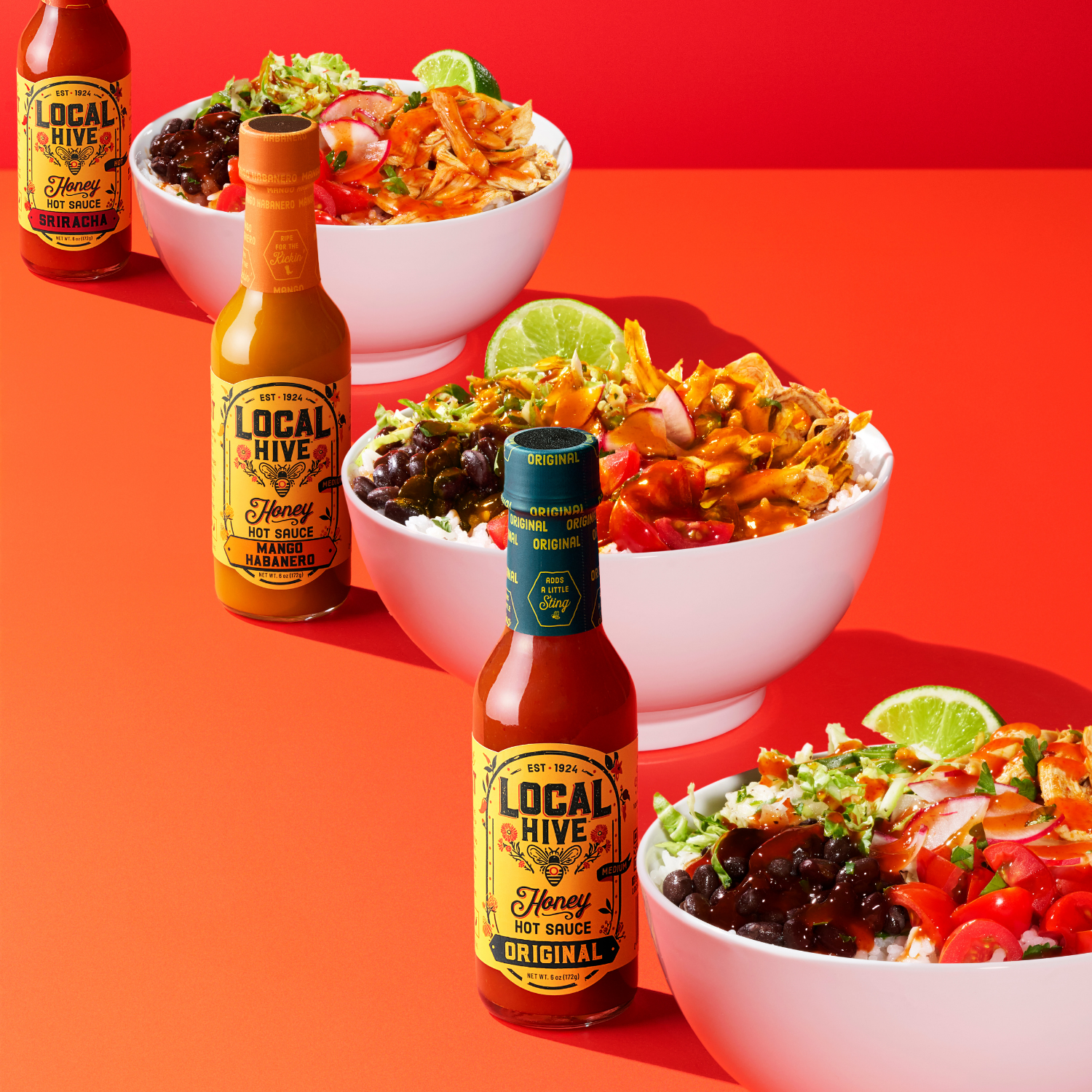 slide 7 of 8, Local Hive Original Honey Hot Sauce, 6 oz