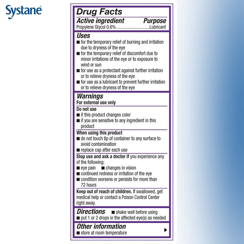 slide 8 of 8, Systane Complete Dry Eye Drops - 0.34 fl oz, 0.34 fl oz
