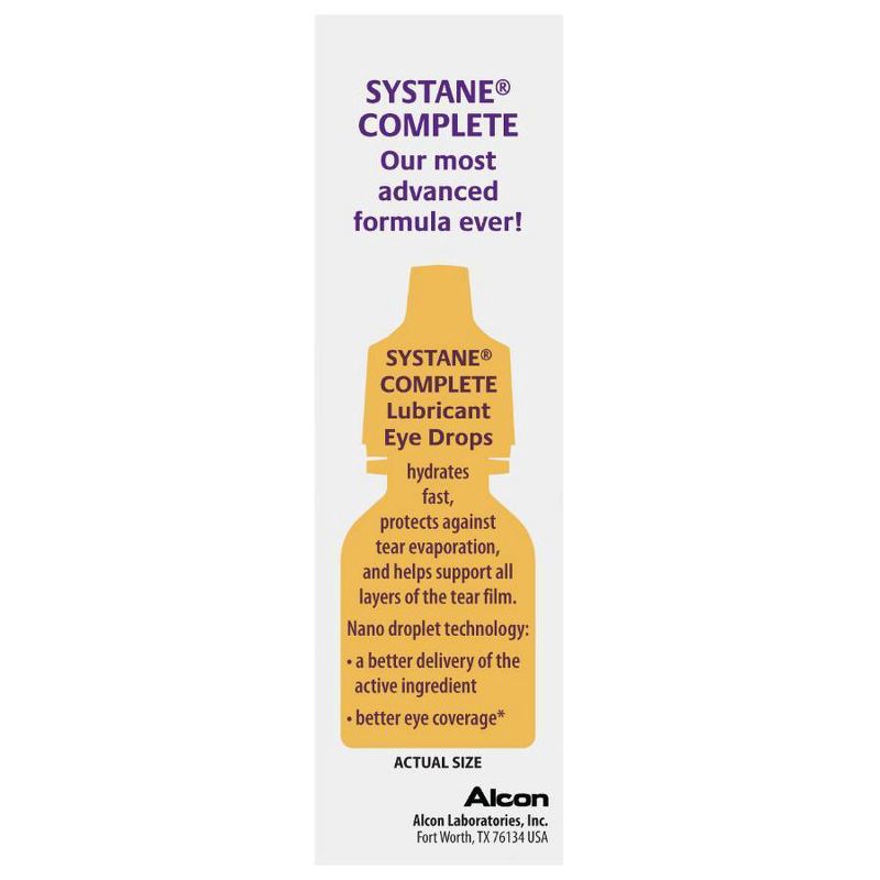 slide 4 of 7, Systane Complete Eye Drops - 10ml/2ct, 10 ml, 2 ct