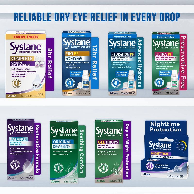 slide 8 of 9, Systane Complete Eye Drops - 10ml/2ct, 10 ml, 2 ct