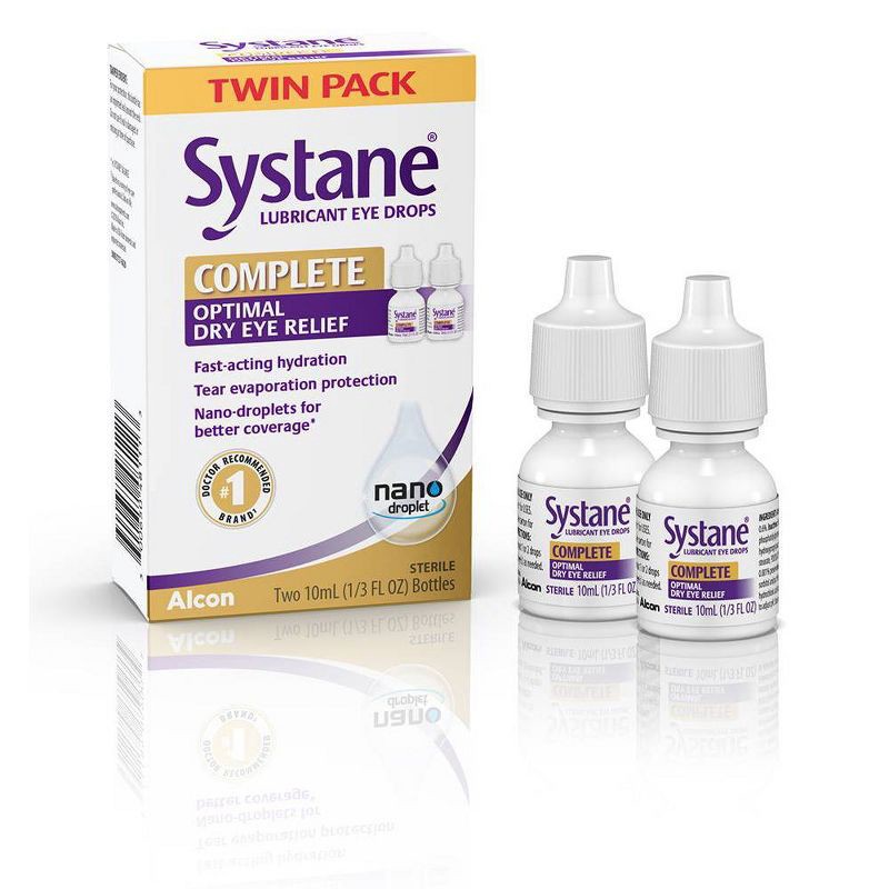 slide 1 of 7, Systane Complete Eye Drops - 10ml/2ct, 10 ml, 2 ct