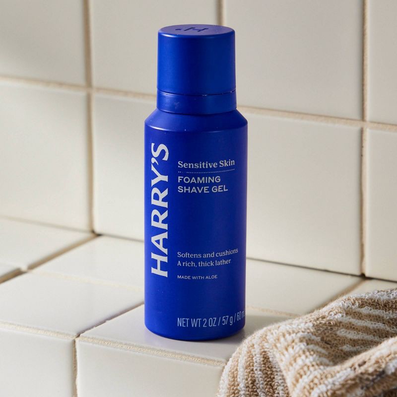 slide 4 of 13, Harry's Men's Foaming Shave Gel with Aloe - 2oz, 2 oz
