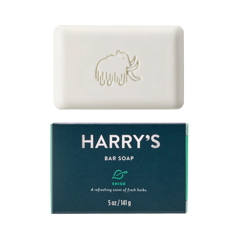 slide 3 of 6, Harry's Shiso Bar Soap, 5 oz