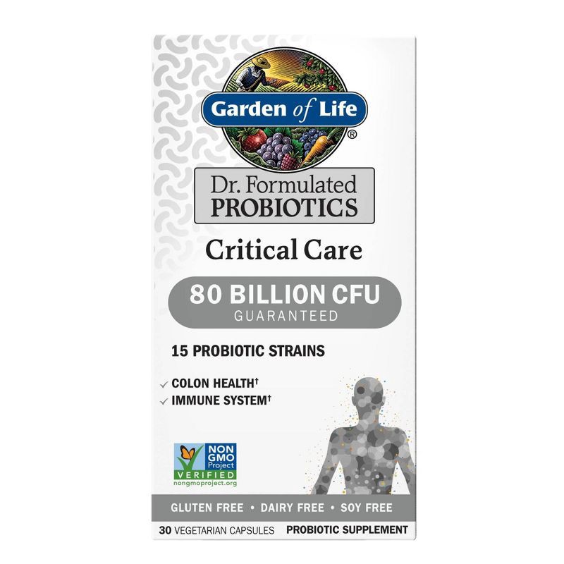 slide 2 of 9, Garden of Life Probiotic Critical Care Capsules - 30ct, 30 ct