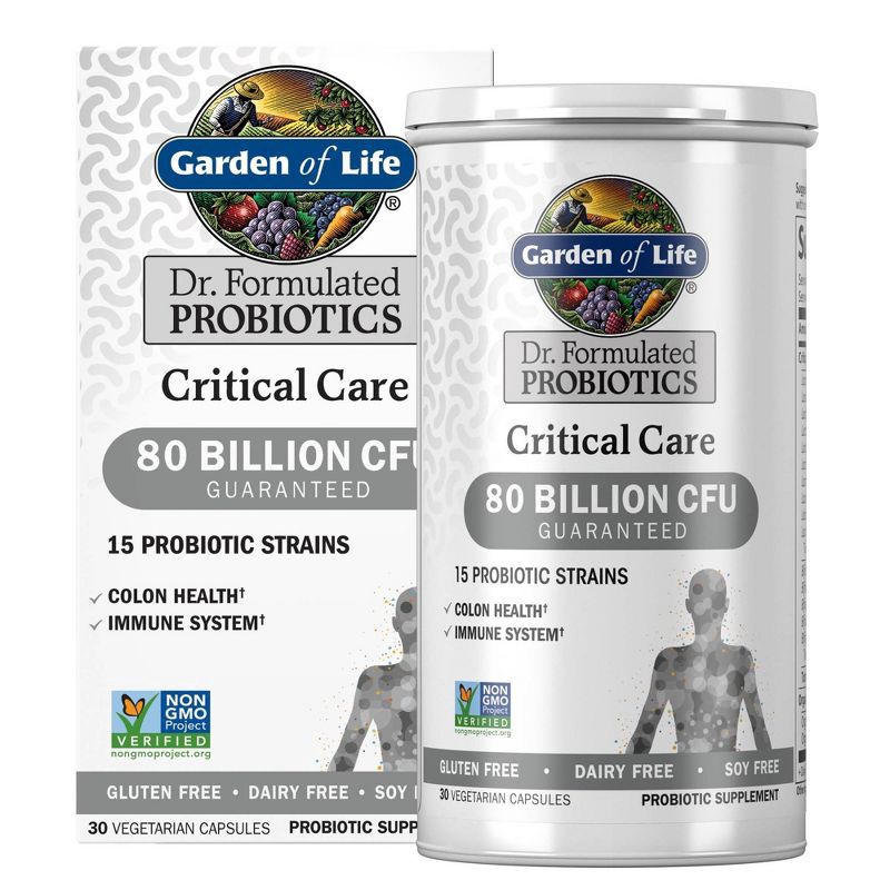 slide 1 of 9, Garden of Life Probiotic Critical Care Capsules - 30ct, 30 ct