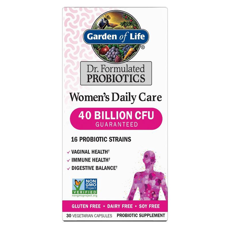 slide 2 of 11, Garden of Life Women's Probiotics Daily Care Capsules - 30ct, 30 ct