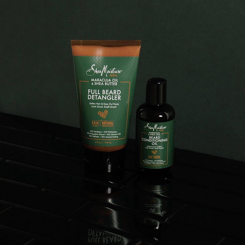 slide 7 of 11, SheaMoisture Men Beard Conditioning Oil - Maracuja Oil & Shea Butter - 3.2 fl oz, 3.2 fl oz