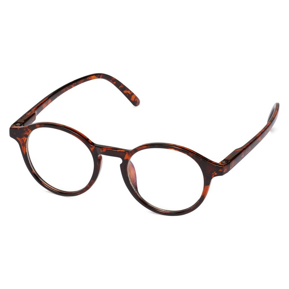 Icu Eyewear Screen Vision Blue Light Filtering Glasses - Retro Tortoise :  Target