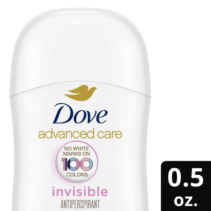 slide 1 of 10, Dove Beauty Advanced Care Clear Finish Invisible Antiperspirant & Mini Deodorant Stick - Travel Size - 0.5oz, 0.5 oz