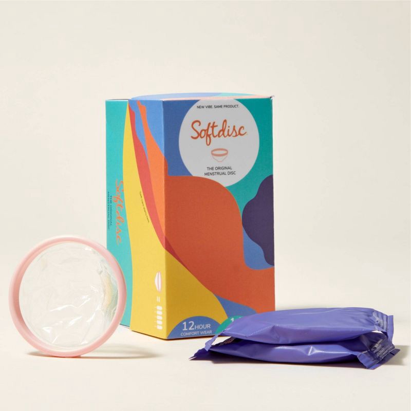 slide 2 of 7, Softdisc Menstrual Discs - 14ct, 14 ct