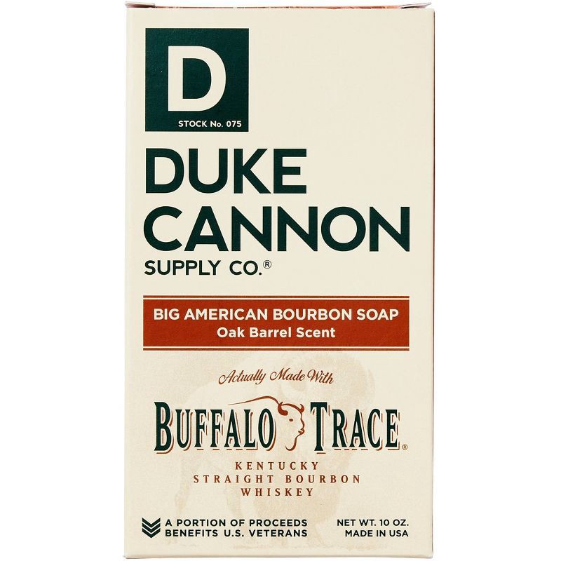 slide 2 of 8, Duke Cannon Supply Co. Duke Cannon Bourbon Big Brick of Soap - Oak Barrel & Amber Bar Soap for Men - 10 oz, 10 oz