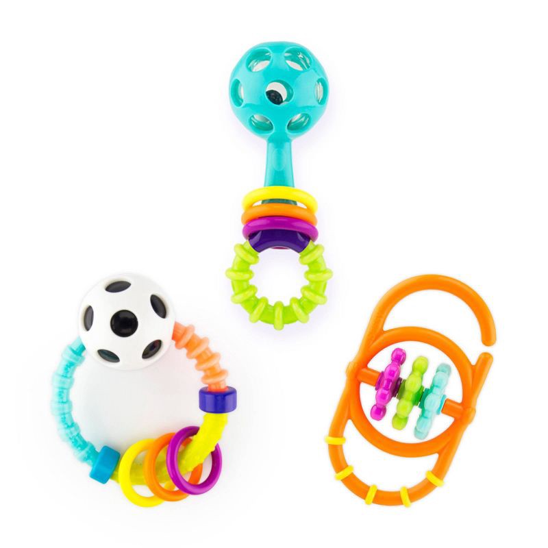 slide 1 of 4, Sassy Toys My First Rattles Newborn Gift Set - 3ct, 3 ct