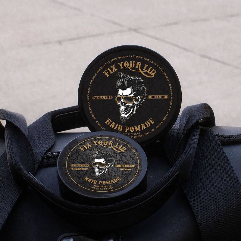 slide 3 of 8, Fix Your Lid Mini Pomade - Trial Size - 1.7oz, 1.7 oz