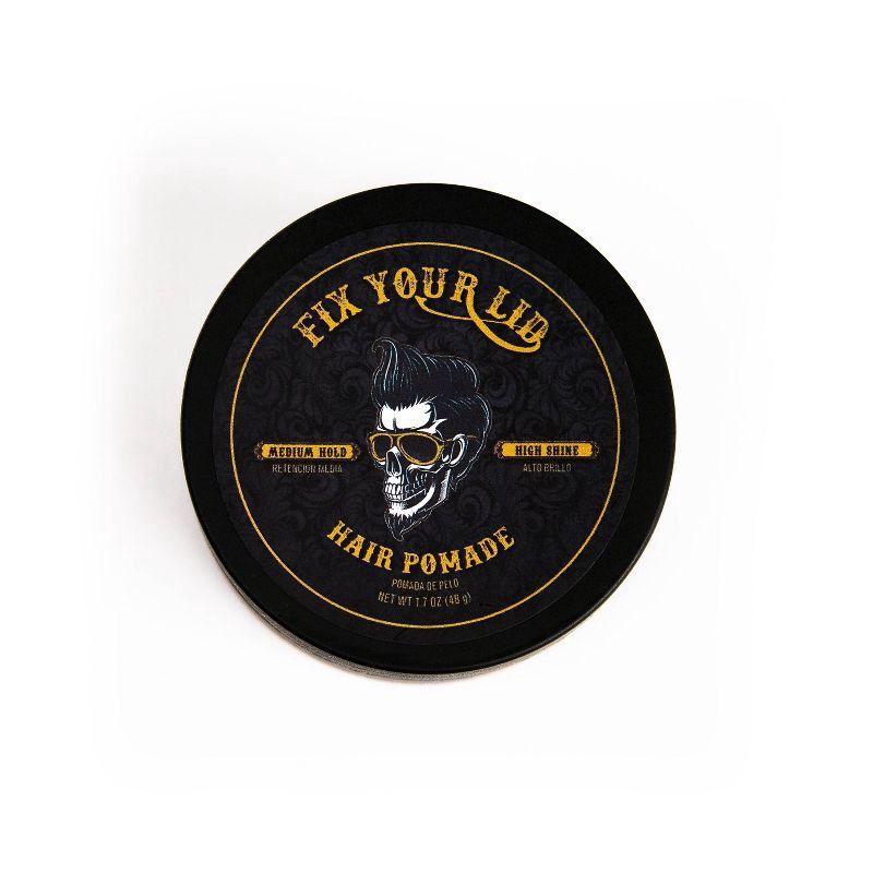 Fix Your Lid Medium Hold High Shine Hair Pomade - Trial Size - 1.7