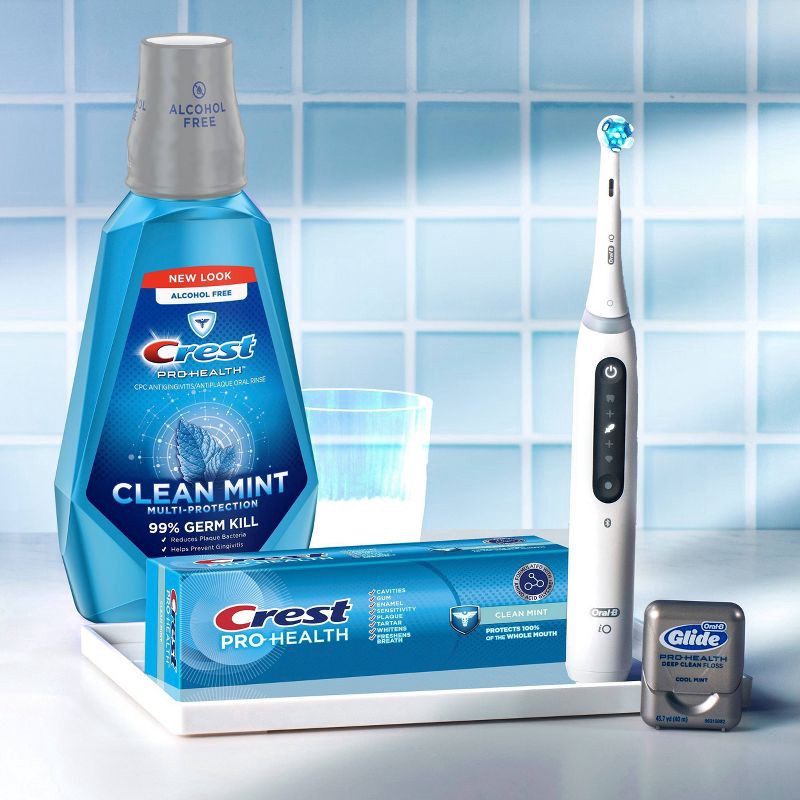 slide 7 of 10, Crest Pro-Health Multi-Protection Alcohol Free Mouthwash, Clean Mint - 1L, 1 liter