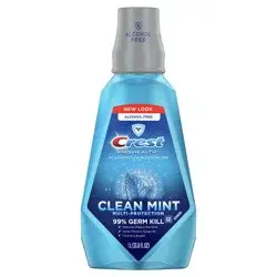 Crest Pro-Health Multi-Protection Alcohol Free Mouthwash, Clean Mint - 1L