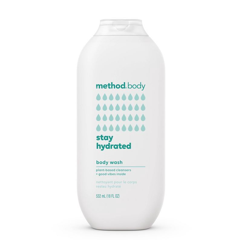 slide 1 of 5, Method Stay Hydrated Body Wash - 18 fl oz, 18 fl oz