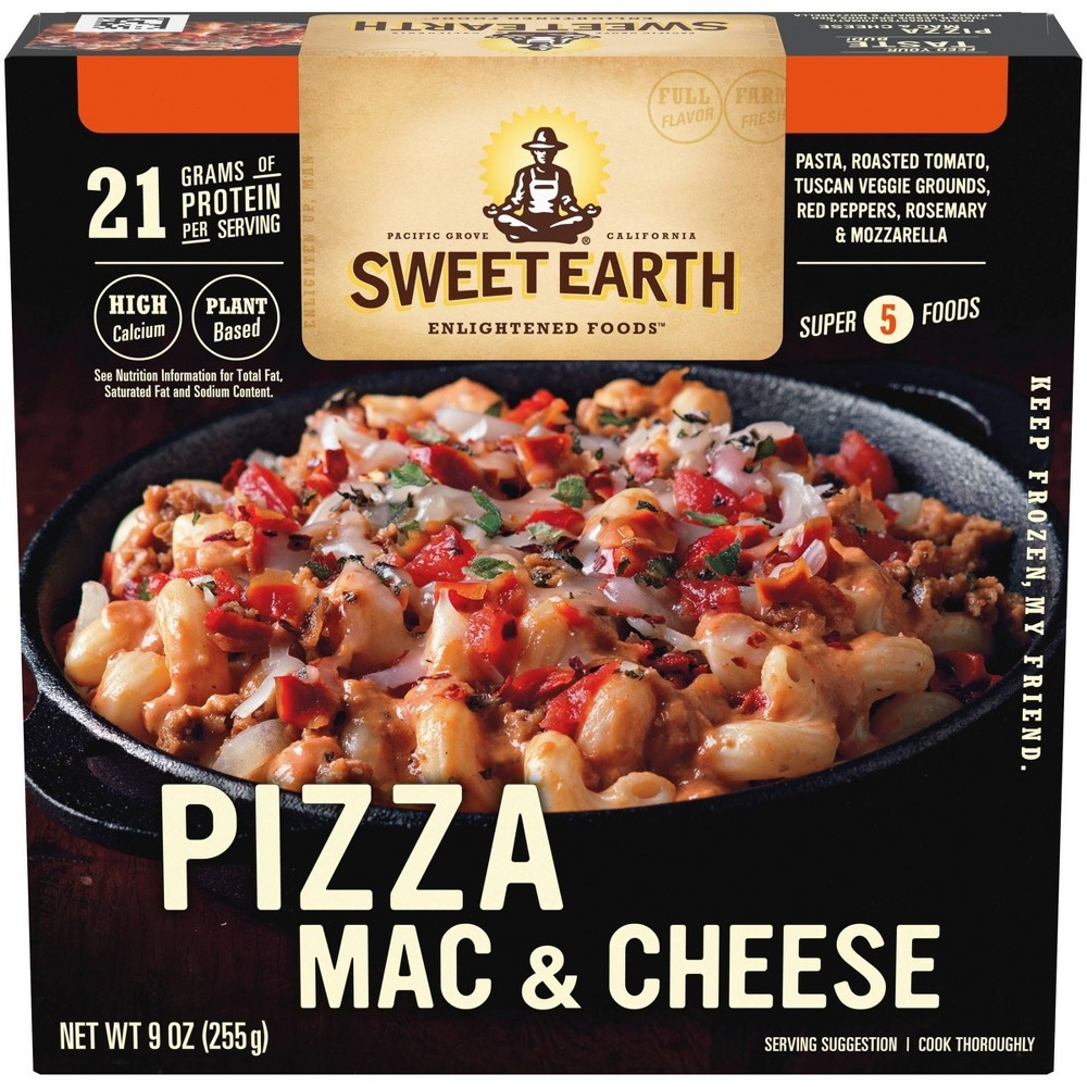 slide 2 of 10, Sweet Earth Pizza Mac & Cheese, 9 oz
