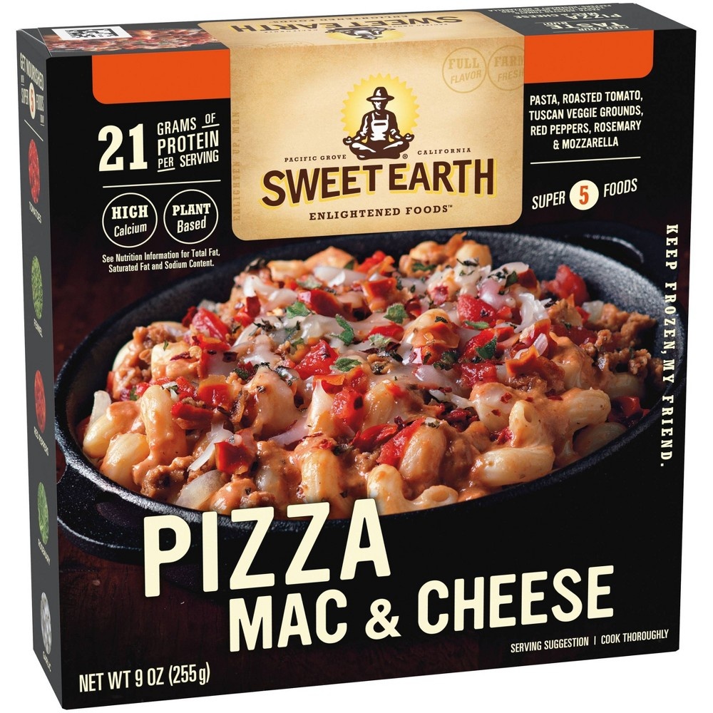 slide 6 of 10, Sweet Earth Pizza Mac & Cheese, 9 oz