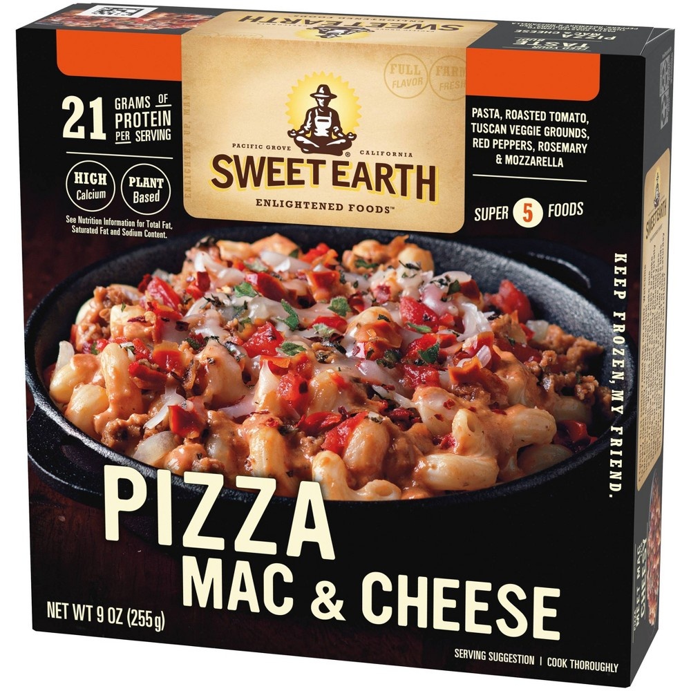 slide 7 of 10, Sweet Earth Pizza Mac & Cheese, 9 oz