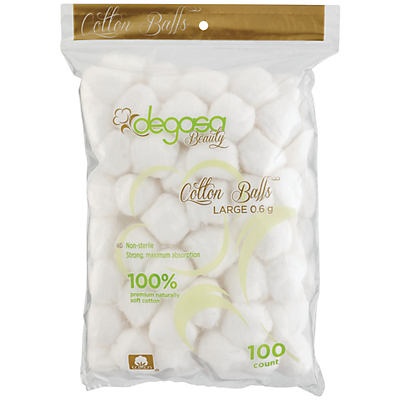 slide 1 of 1, Degasa Beauty Cotton Balls Large, 100 ct