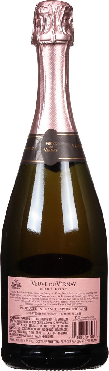 slide 2 of 10, Veuve du Vernay Brut Rose 750 ml, 750 ml