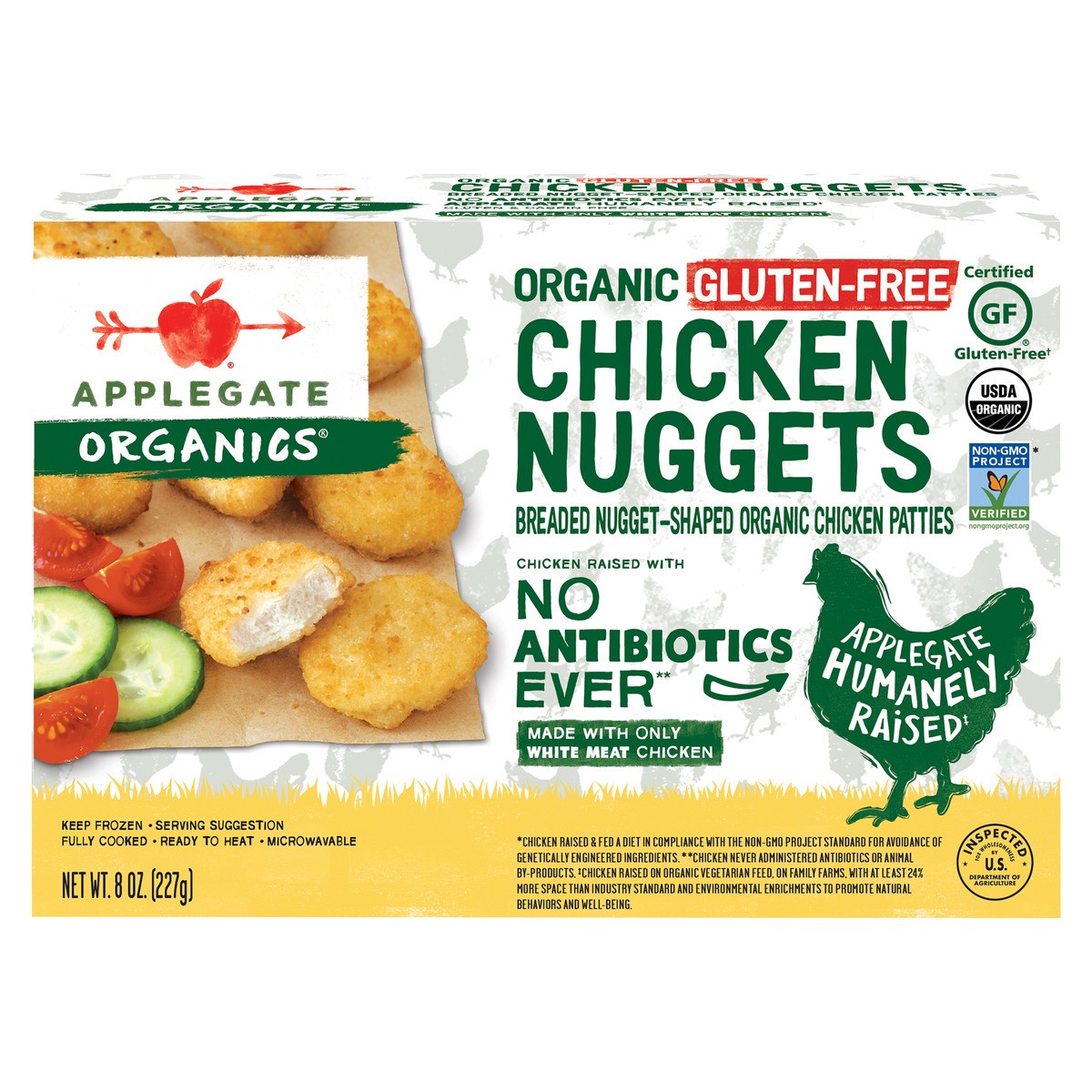 slide 5 of 9, Applegate Chicken Nuggets, 8 oz