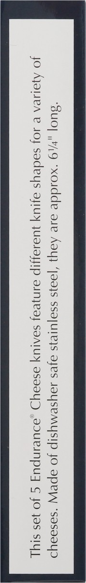 slide 7 of 11, RSVP International Endurance Cheese Knives 5 pc, 