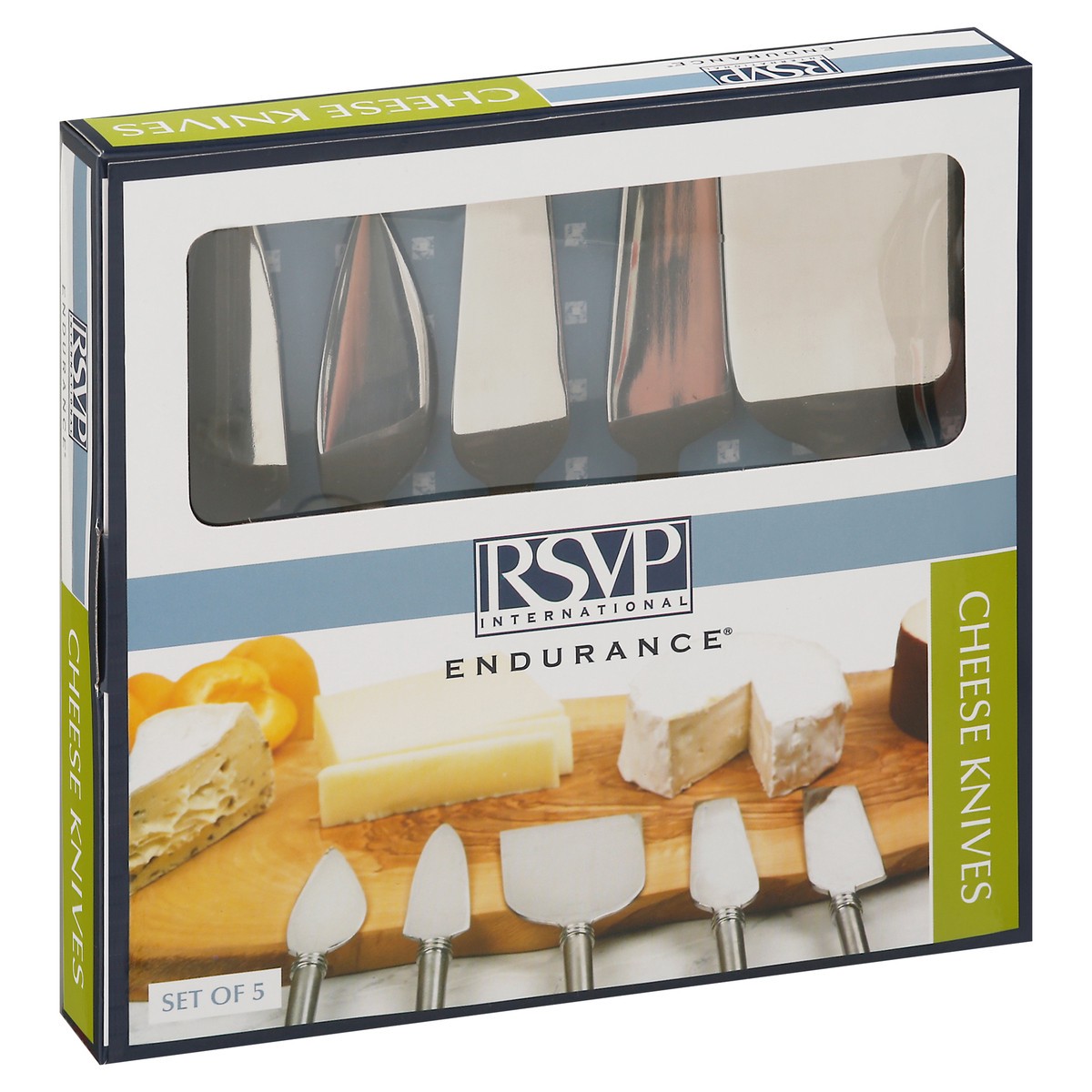 slide 3 of 11, RSVP International Endurance Cheese Knives 5 pc, 