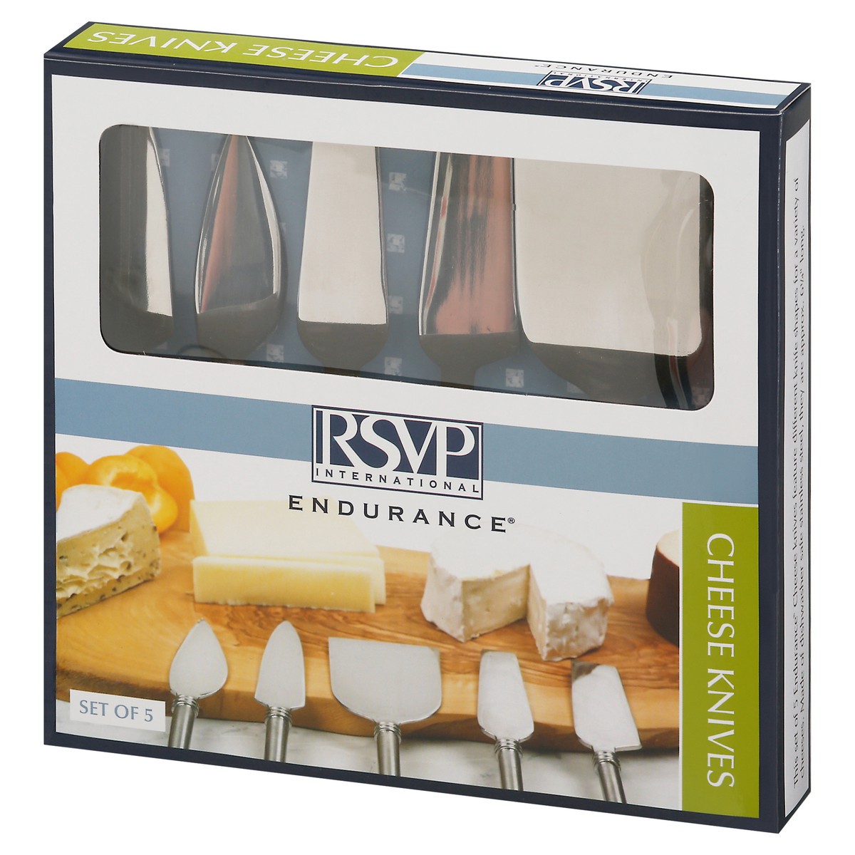slide 10 of 11, RSVP International Endurance Cheese Knives 5 pc, 