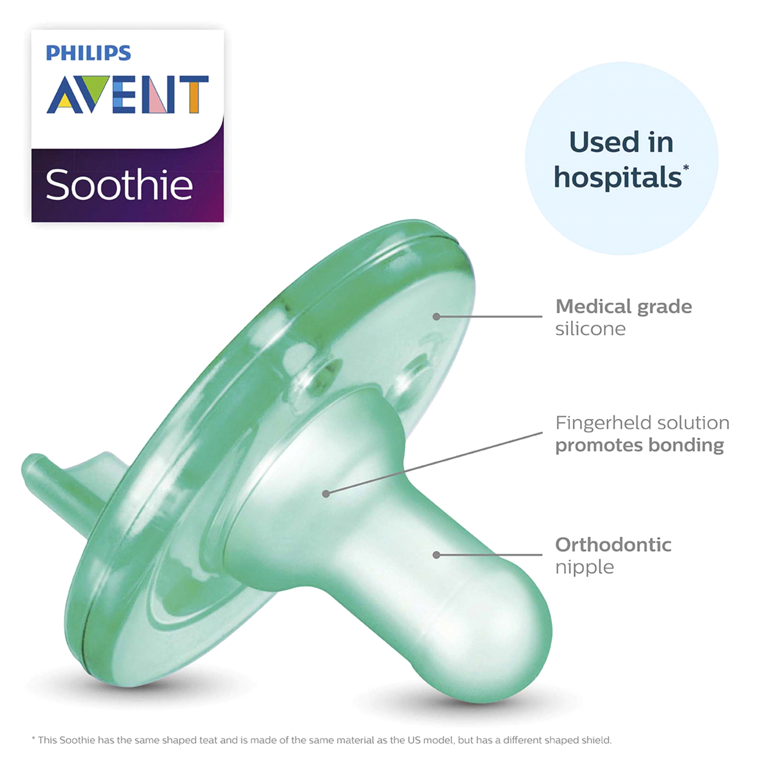slide 3 of 5, Phillips Super Soothie 3-18 Months Pacifier 2 ea, 2 ct