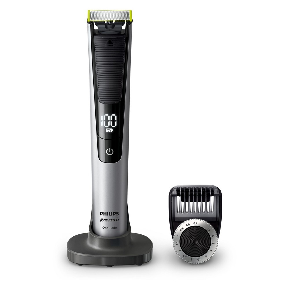 slide 4 of 4, Philips Norelco OneBlade Pro Hybrid Rechargeable Men's Electric Shaver And Trimmer - QP6520/70, 1 ct