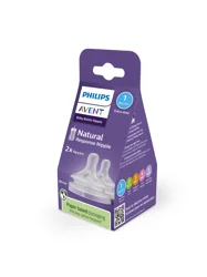Philips Avent Natural Response Nipple Flow 1, 2pk, SCY961/02