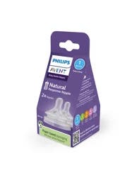 Philips Avent Natural Response Nipple Flow 1, 2pk, SCY961/02