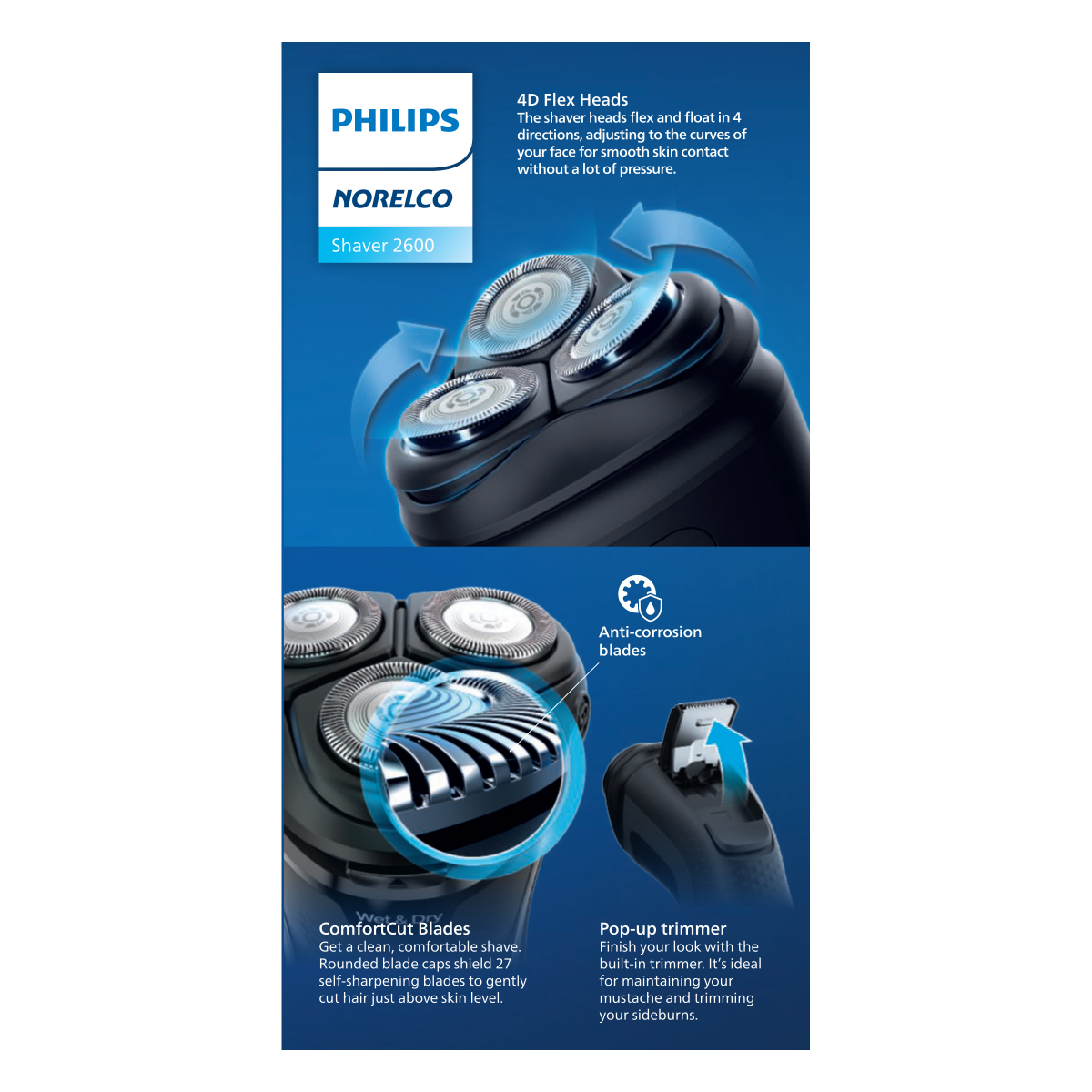 slide 2 of 2, Philips Shaver 1 ea, 1 ct