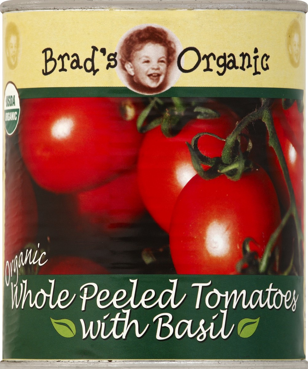 slide 2 of 2, Brad's Organic Tomatoes 28 oz, 28 oz