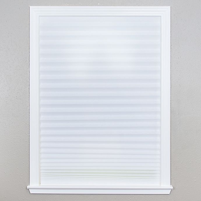 slide 6 of 10, Redi Shade Light Filtering Cordless Fabric Window Shade - White, 36 in x 72 in