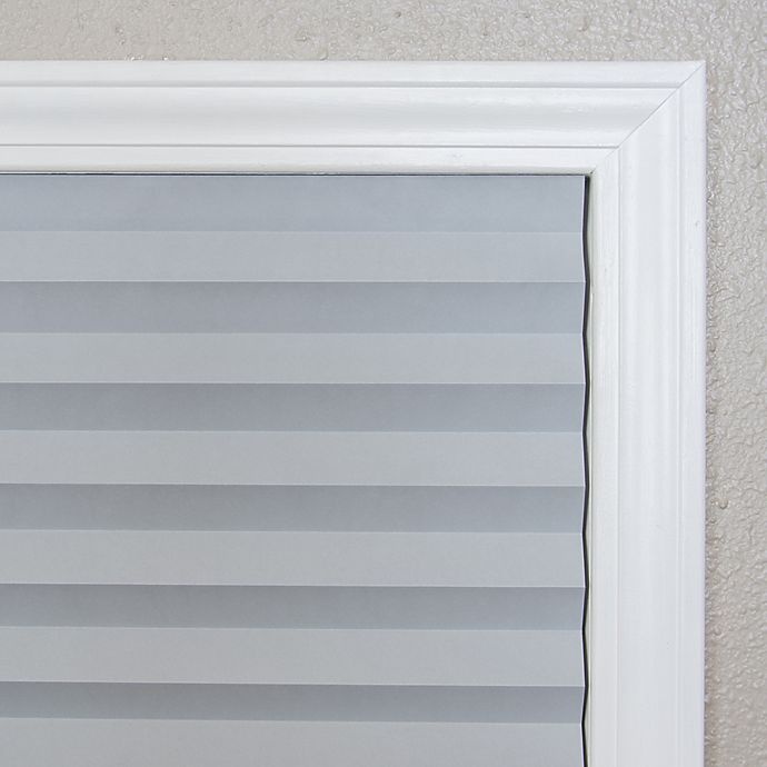 slide 7 of 10, Redi Shade Room Darkening Cordless Paper Window Shade - Dark Grey, 36 in x 72 in