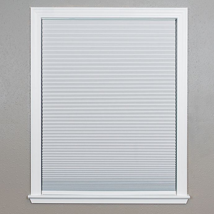 slide 3 of 5, Redi Shade Easy Lift Cordless Cellular Blackout Shade - White, 36 in x 64 in