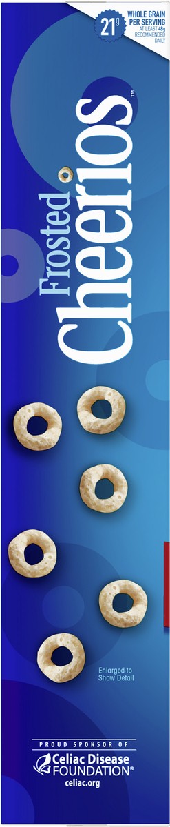 slide 5 of 14, Cheerios Frosted Cheerios, Heart Healthy Cereal, Family Size, 18.4 oz, 18.4 oz